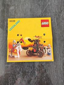 LEGO Building Instructions Legoland 6039 Twin Arm Launcher 