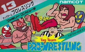 NES/FAMICOM - Tag Team Pro Wrestling GIAPPONESE con IMBALLO ORIGINALE COME NUOVO