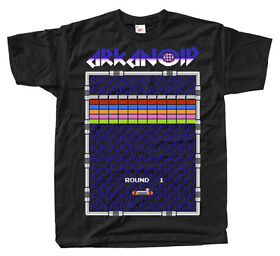 Arkanoid ROUND 1 NES game T SHIRT BLACK ALL SIZES S-5XL