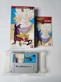 Dragon Ball Z: Super Butoden 2 - Super Nintendo Famicom - Japanese - Tested