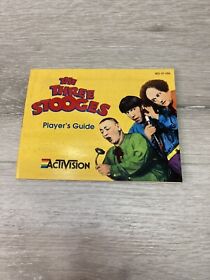 The Three Stooges - Authentic Nintendo NES Manual, Instruction Booklet Only