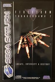 Firestorm Thunderhawk 2 Sega Saturn PAL UK - Box, Manual, Game - Complete