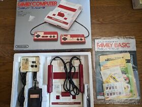 NINTENDO 1983 Family Computer Console Set New Old Stock in BOX Famicom NES