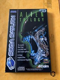 Alien Trilogy Sega Saturn - Pal - Complete With Box And Manual - Retro Tested