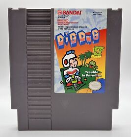 Dig Dug II: Trouble in Paradise (Nintendo | NES) Retro Video Game - Tested
