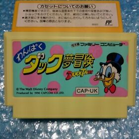 DUCKTALES WANPAKU DUCK YUMEBOUKEN  NES  Famicom FC Japan Capcom