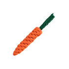 Dog Bite Toy Chew Durable Carrot Shape Cotton Rope for Teeth Molar Pet Supplies