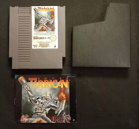 Super Turrican Cartridge And Manual For Nintendo NES (PAL)