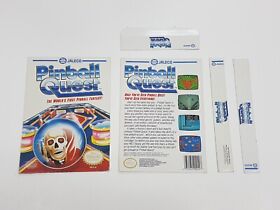 Pinball Quest Nintendo NES Rental Cut Box ONLY *DAMAGED