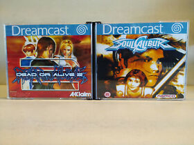 DREAMCAST Dual pack : SoulCalibur + Dead or Alive 2 (REPRO)