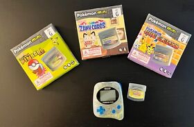 Pokemon Mini console Blue with 4 games - tested and working
