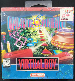 Virtual Boy Galactic Pinball (1995) Nintendo FACTORY SEALED --RARE--