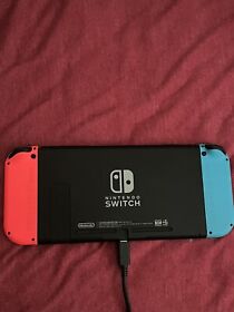 Nintendo Switch with Neon Blue and Neon Red Joy-Con (HAC-001-01)