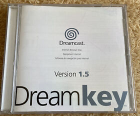 Sega Dreamcast Dreamkey 1.5 Internet Browser Complete CIB UK PAL