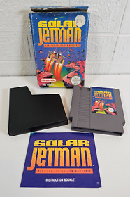 Solar Jetman Nintendo Nes Spiel PAL Version verpackt mit manuell geprüfter Funktion