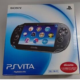 SONY PCH-1100AA01 PlayStation Vita 3G WiFi Model Crystal Black Limited BRAND NEW