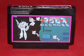 Choujikuu Yousai Macross (Nintendo Famicom, 1985) Authentic Game Cartridge