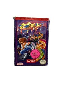 Mighty Final Fight RARE NINTENDO NES GAME Authentic Cartridge W/ Box & Sleeve