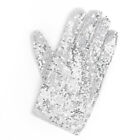 Skeleteen Michael Jackson Adults White Right Handed Sequin Glove - 1 Piece