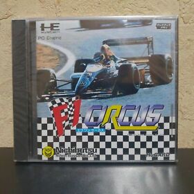 Nihon Bussan 1990 F1 Circus NEC PC Engine Hu-Card Racing Game Shipping from JPN 