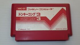 Famicom Games  FC " Donkey Kong 3 "  TESTED /550472