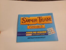 Super Team Games Nintendo NES Original Instruction Booklet Manual OEM Book ONLY