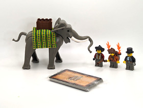 Lego Orient Adventures 7414 Elephant & Lord Sam Sinister & 2 Sherpa Minifigures