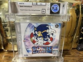 1999 Sega Dreamcast Sonic Adventure Graded WATA 9.2 Sealed A+ 1st 3D Sonic!