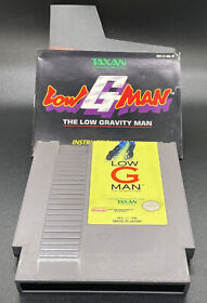 Low G Man: The Low Gravity Man (NES) TESTED & Working ! Cart./MANUAL!/NES Sleeve