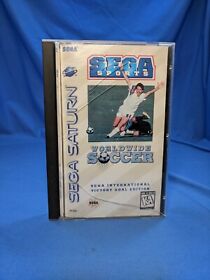 Sega Saturn - World Wide Soccer Long Box (Sega, 1995) - CIC