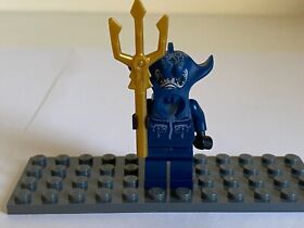Atlantis Manta Warrior minifigure gold trident LEGO Atlantis 8059 8075 8079 F25