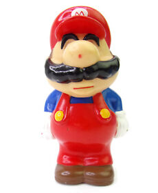 ~ MISSING PLUG~ Vtg 1989 Nintendo NES Super Mario Plastic Vinyl Bank 5-1/2" L