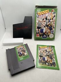 Boxed Nintendo Entertainment System NES Aussie Rules Footy - Inc Manual