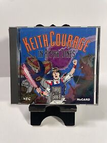 Keith Courage in Alpha Zones (TurboGrafx-16, 1989)  CIB HuCARD, Sleeve & Manual.