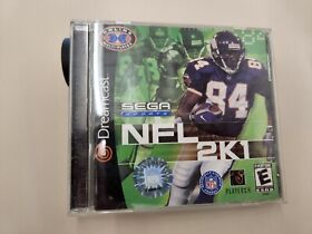 Sega Dreamcast Sports Game Lot of 2: NFL 2K1 complete + NBA 2K1 disc only