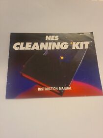 Original Cleaning Kit NES Nintendo Instruction Manual Booklet Book Only OEM