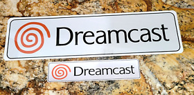 Dreamcast Logo Aluminum Sign  6" x 23"  with free decal