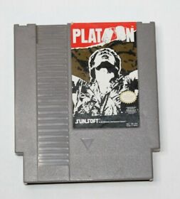 Platoon (Nintendo Entertainment System NES, 1988) Tested & Working!
