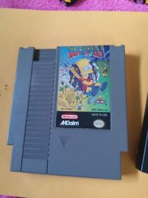 The Simpsons: Bart vs. the World - Nintendo NES,  TESTED & WORKING 