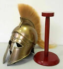 Medieval Greek CORINTHIAN Helmet With Plume Knight Spartan Helmet ROLE PLAY HEL