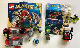 Lego Atlantis Wreck Raider 8057 & Atlantis 30042 Complete