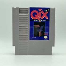 Nintendo NES QIX Authentic Tested & Working Official Genuine Taito 1991