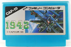 1942 － Capcom － 1985 － Nintendo Famicom FC － CAP-19 － Japan Import