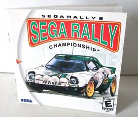 Sega Rally Championship 2 Manual Only NO GAME Sega Dreamcast Instruction Booklet