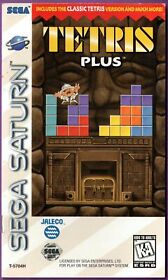 Tetris Plus (Sega Saturn, 1996) Instruction Booklet ONLY