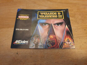 Wizards & Warriors III 3 Nintendo NES Anleitung Spielanleitung Manual