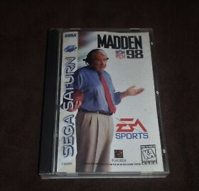 Madden NFL 98 (Sega Saturn, 1997) -Complete