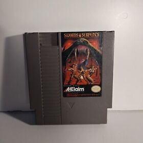 Swords And Serpents (Nintendo Entertainment System, NES, 1990) Cart