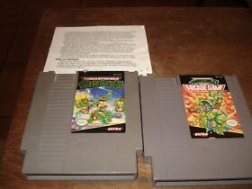 Teenage Mutant Ninja Turtles 1 & II Nintendo NES
