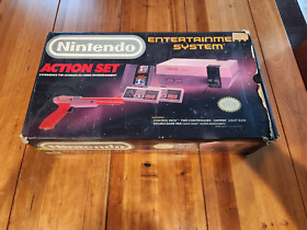 Vintage NES Nintendo Entertainment System Action Set box ONLY (#2), Nice!